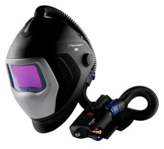3M Speedglas 9100 AIR Xxi Przyłbica spawalnicza w zestawie z filtrem i aparatem Versaflo (+torba)