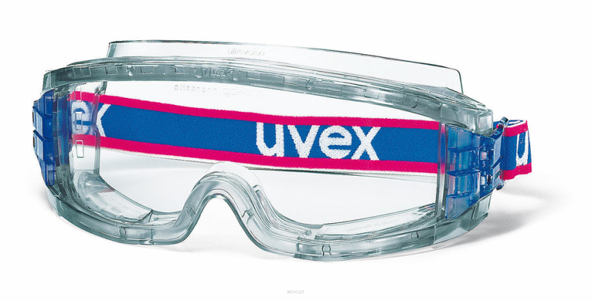 Okulary ochronne UVEX, gogle do szlifowania